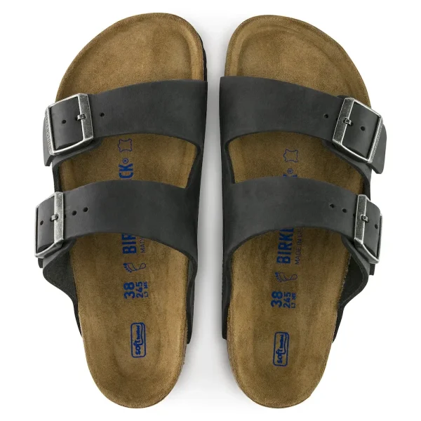 Arizona Soft Footbed Oiled Leather Black - Image 6