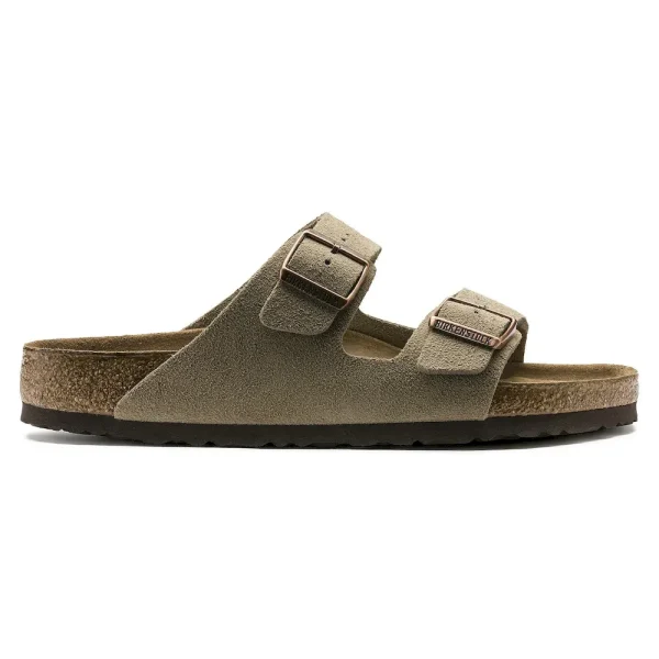 Arizona Soft Footbed Suede Leather Taupe - Image 7
