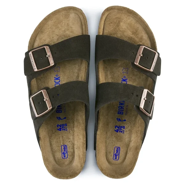 Arizona Soft Footbed Suede Leather Mocha - Image 5