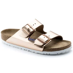 Arizona Soft Footbed Leather Metallic Copper