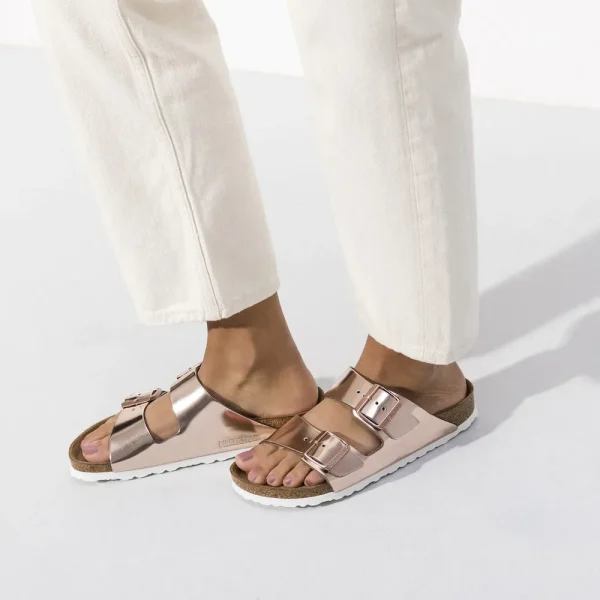 Arizona Soft Footbed Leather Metallic Copper - Image 3